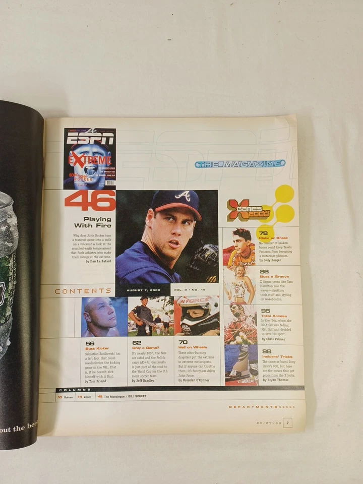 ESPN Magazine August 2000 John Rocker Sebastian Janikowski Foto 4 de 4