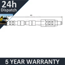Fits Peugeot 307 Citroen C4 1.4 HDi 1.6 2.0 Purevue Front Brake Hose 1623257080
