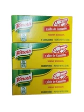 3 Pack - Knorr Shrimp Flavor Bouillon Cubes 2.5 oz x 8 cubes