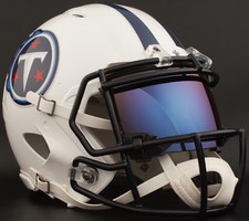 ***CUSTOM*** TENNESSEE TITANS NFL Riddell Speed AUTHENTIC Football Helmet