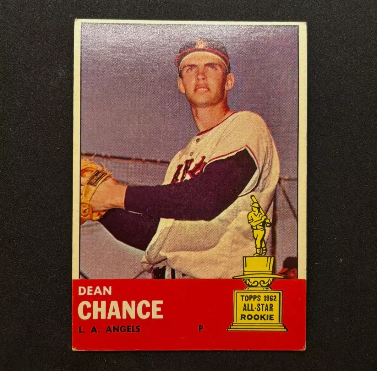 Dean Chance trading card