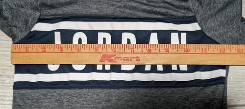 Jordan Air Set Dri Fit Hoodie Pants Boys Sz 4 XS Gray Navy Blue - Picture 11 of 15