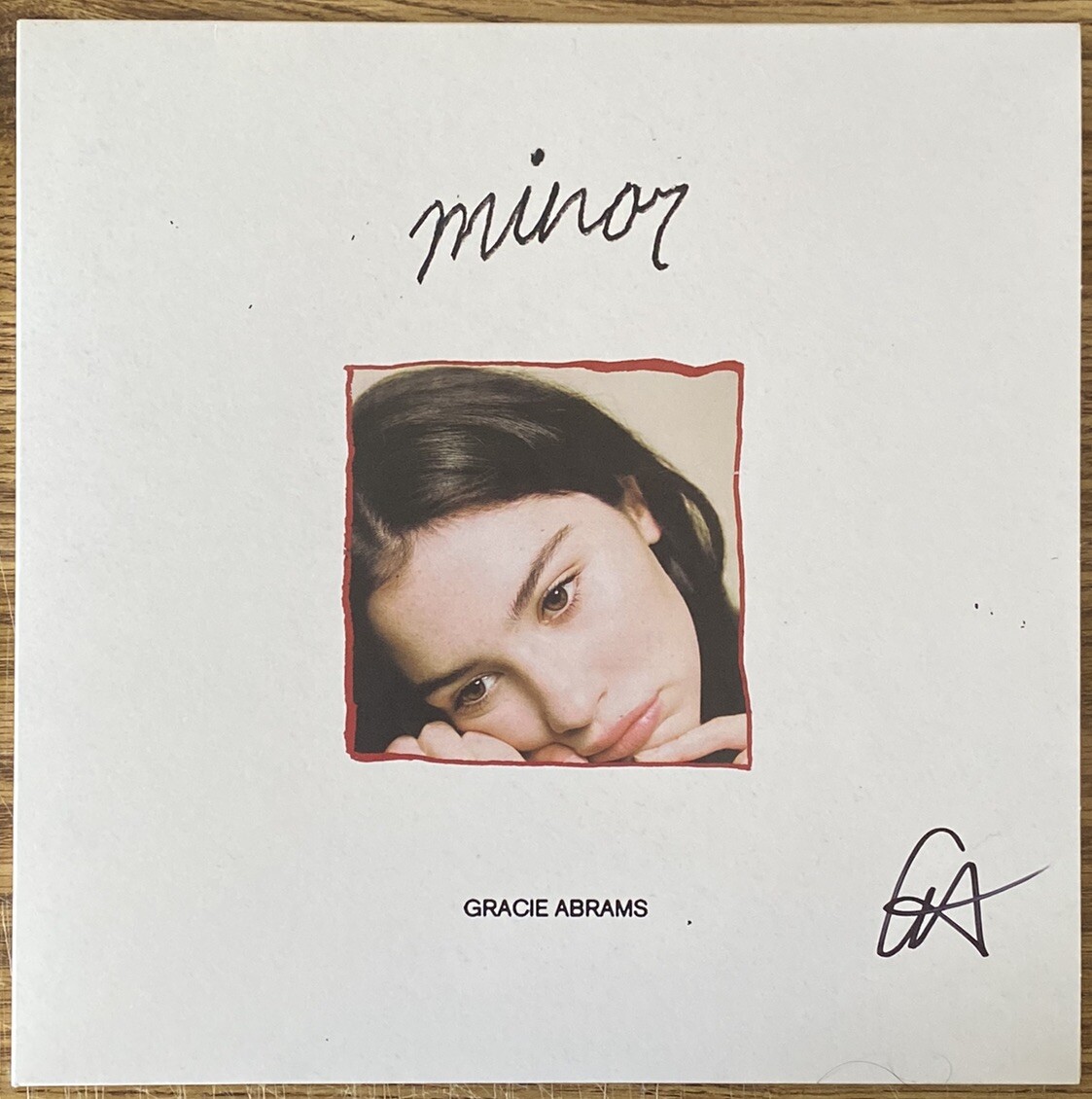 Gracie Abrams Autographed Minor Vinyl Indie Pop Star | eBay