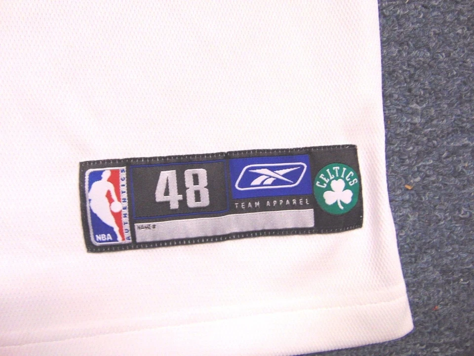 CAMISETA VINTAGE REEBOK NBA BOSTON CELTICS AUTÉNTICA AUTO AL JEFFERSON TALLA 48 Foto 2 de 4