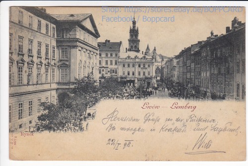 GALIZIEN , LEMBERG , LVIV , LWOW , 1898 Q