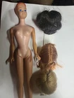 RARE Vintage BARBIE DOLL - 1964 WIG WARDROBE MIDGE W / WIGS
