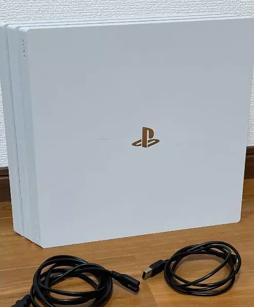 SONY PS4 PlayStation 4 Pro Glacier White 1TB CUH-7200B only Console  Excellent!!!