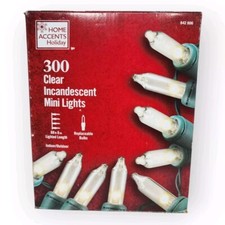Home Accents Holiday 300 Mini Clear Incandescent Lights String Lights Clear 
