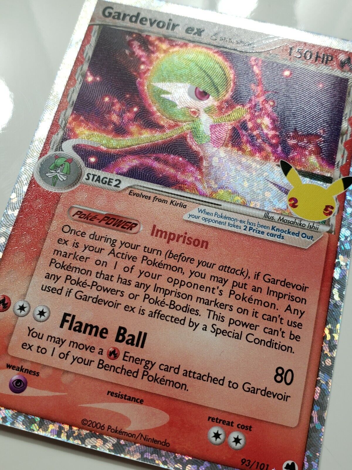 Carta Pokemon Gardevoir Ex Celebrações