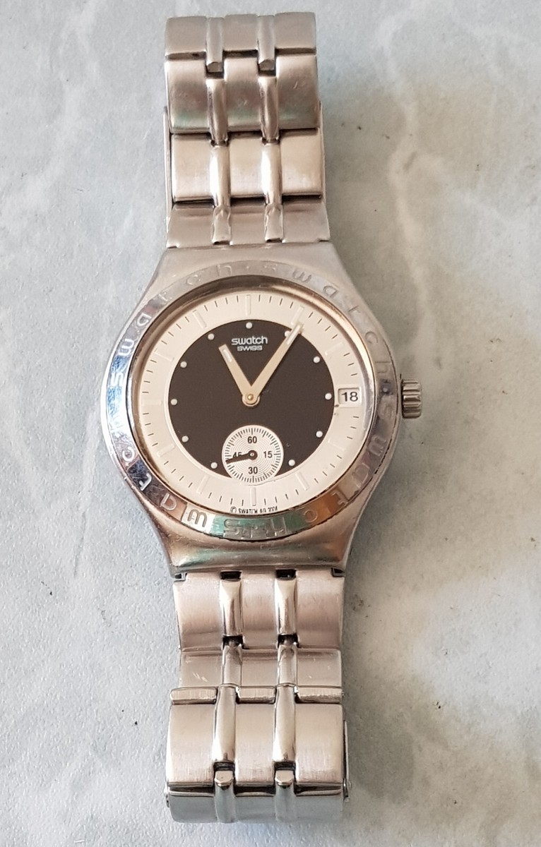 SWATCH IRONY 'Time of Duty' YPS404G Watch. Date, AG 2004
