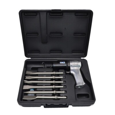 #ad Ingersoll Rand 121 K6 Super Duty Air Hammer Kit w 6 Chisels $139.99