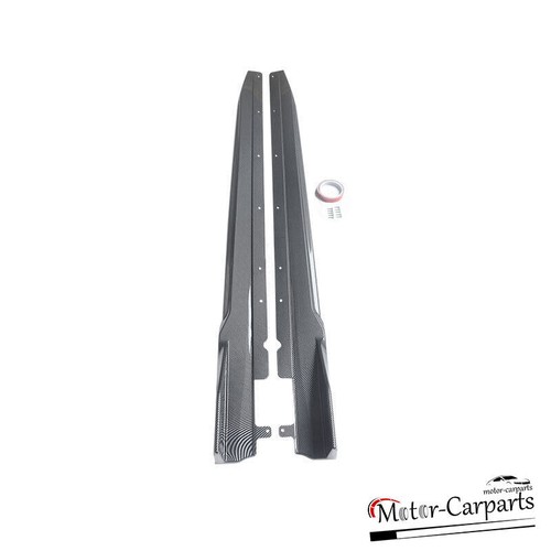 Fit For 2019-2023 2024 BMW G20 3 Series M Sport Side Skirts Carbon Fiber Style - Picture 8 of 11