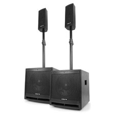 Vonyx 2.2 Aktiv Lautsprecher Set 1000W 10 Sub...