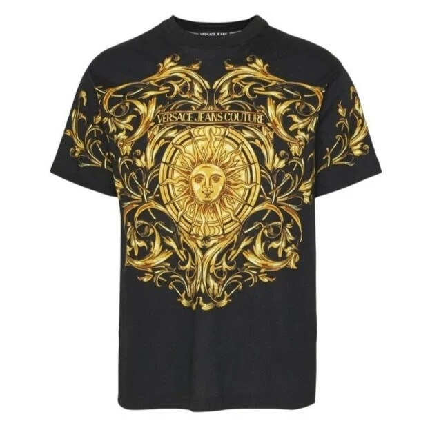 VERSACE JEANS COUTURE サン ロゴ フーディ NWT Versace Jeans Couture Sun Logo Hoodie Black Size M. | eBay