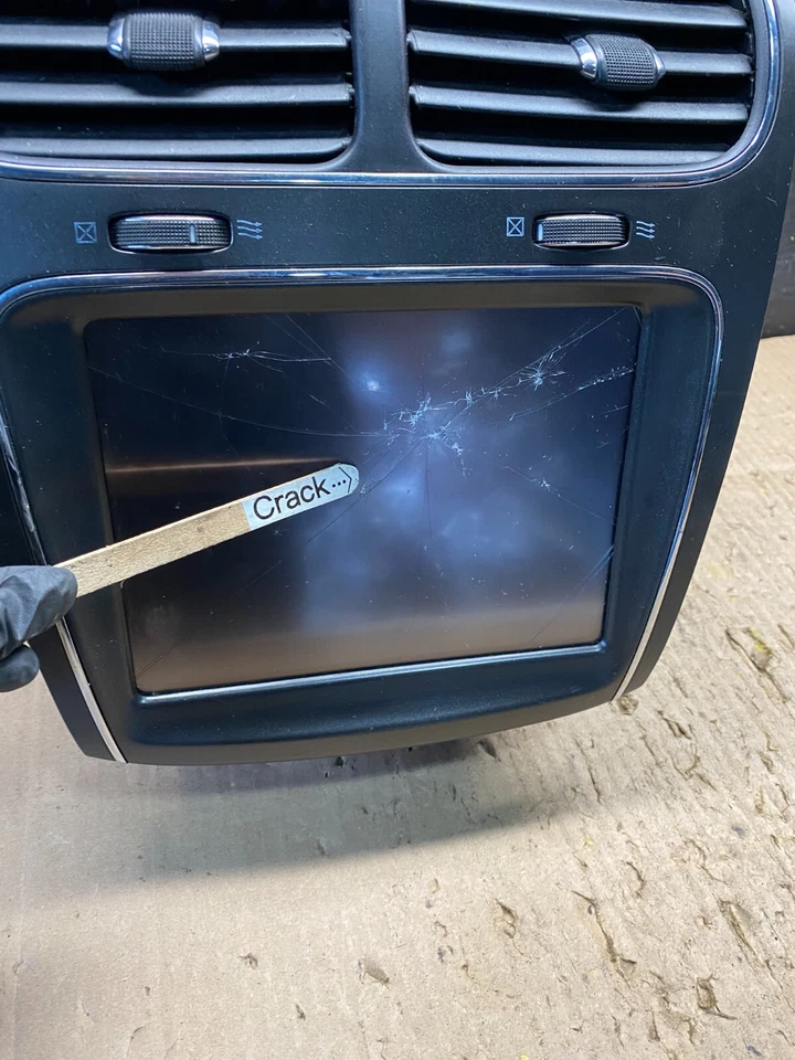 Crack Screen 2011-2019 Dodge Journey 8.4 Radio Display Screen Air Vents N0381 DG - Image 2 of 4