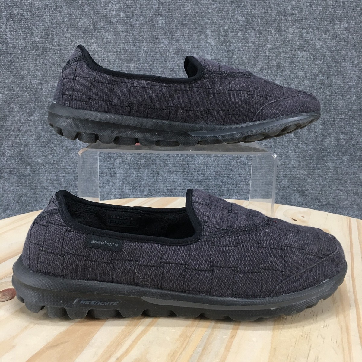••• Skechers Shoes Womens 9 On The Go Walking Black Round Toe Comfort