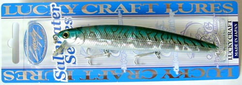 Lucky Craft Flash Minnow 110 Sp Noir Pêche, Japon Wobbler, Appât ,Brochet, - Photo 33/36