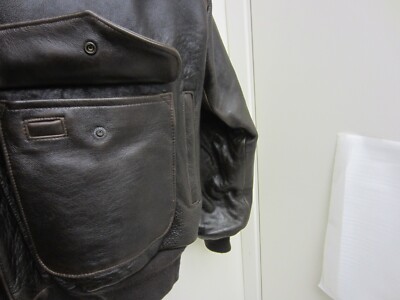 COCKPIT TYPE A-2 AIRFORCE US ARMY DWG NO. 30-1415 LEATHER JACKET