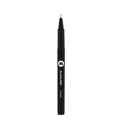 Molotow Blackliner 0,4 mm - Black Fineliner Pigment Schwarz Sketch Zeichnen