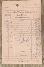 1930 California Sutter Creek San Franscisco Langendorf United Bakeries