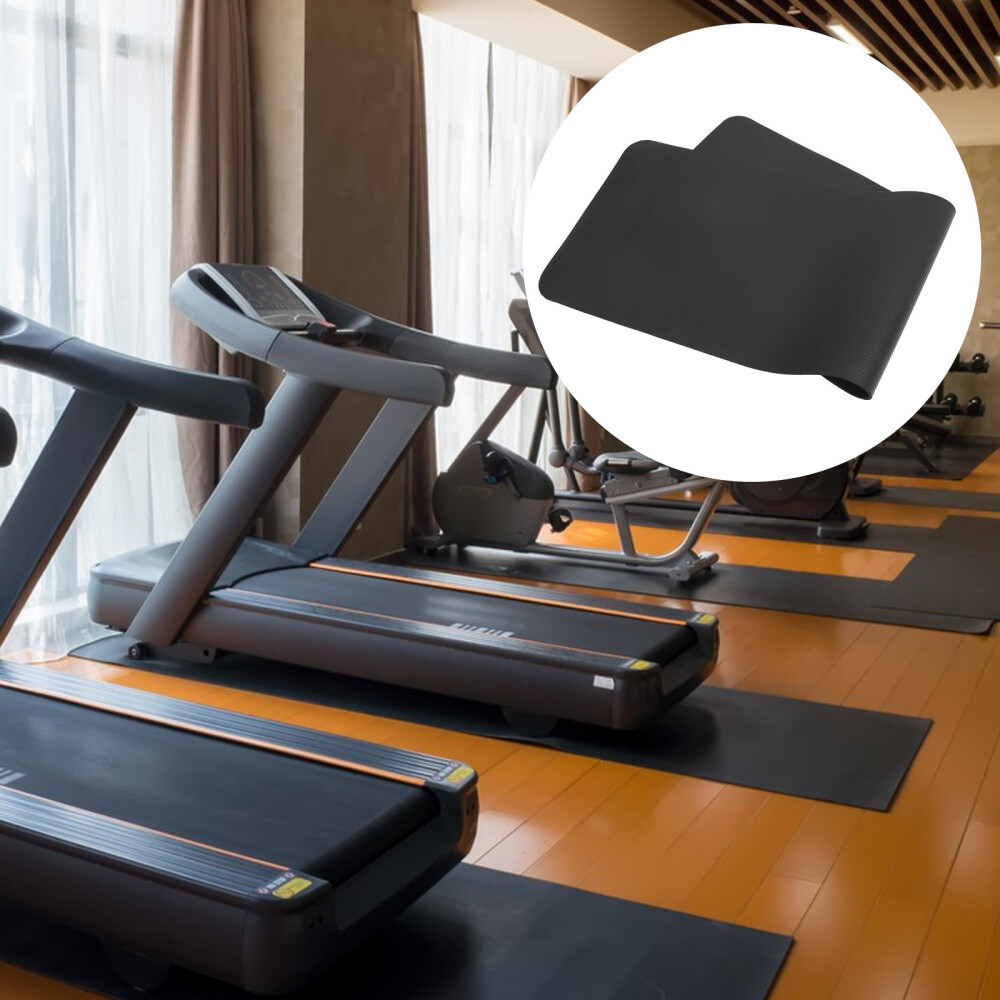 Almohadilla de Correr Equipo de Ejercicio Estera Goma Protector de Piso para Gimnasio Hogar