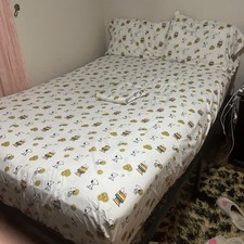 Snoopy Bedsheets Full Size Peanuts Charlie Brown Bedding Set