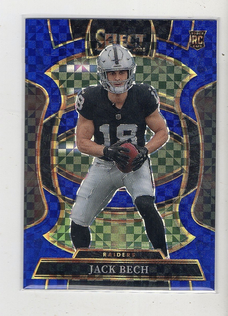 2025 Panini Select Jack Bech RC Concourse Blue Prizm Parallel #/249 NM-MT