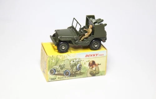 French Dinky 828 Jeep Porte Fusees SS10 In Original Box - Near Mint Lot 2