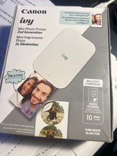 Canon Ivy Mini Photo Printer - 2nd Generation - Pure White - Brand New