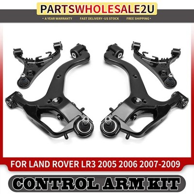4Pcs Front Upper & Lower Control Arm w/Ball Joint for Land Rover LR3 2005-2009