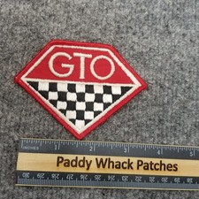 Vintage Pontiac GTO Patch 70s 80s Muscle Car ...