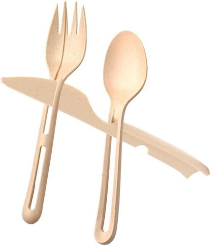 Jokari Travelware Travel Cutlery Set with Case - Compact, Reusable, TSA-Approved - Picture 3 of 5