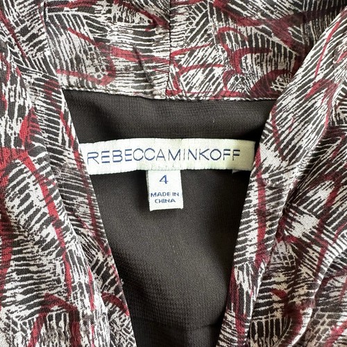 Rebecca Minkoff Silk Dress, Long sleeve, tie neck - Picture 6 of 18