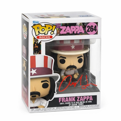 #ad Adam Tomei Signed Funko Pop Rocks #264 Frank Zappa Vinyl Figure w COA $29.99