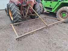 Mounted field chain harrow paddock tractor