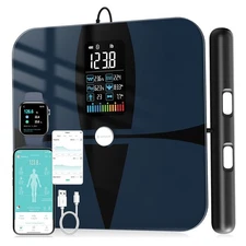 Lepulse Body Composition Scale 8 Electrode Bathroom Smart Scale Body Fat Scale