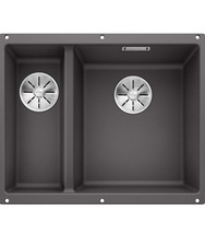 Lavello Cucina Incasso 1 Vasca e Mezza GRIGIO BLANCO SUBLINE 340/160-U SILGRANIT