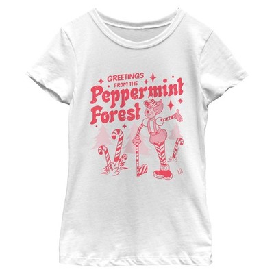 Girl's Candy Land Greetings From the Peppermint Forest T-Shirt