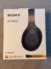 Sony WH-1000XM2 Wireless Noise Cancelling Over the Ear Headphones Black