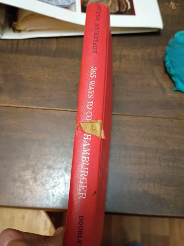 Cookbook: 365 Ways To Cook Hamburger by Doyne Nickerson (Hardcover 1960) - Imagen 2 de 6
