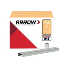 Arrow ARRP3514 Heavy Duty P35 Staples 6mm Pack of 5040 Fixings Fasteners 0.0031 per staple