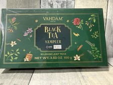 VAHDAM Black Tea Sampler 10 Loose Leaf Tea Flavors Gift Set -New Sealed