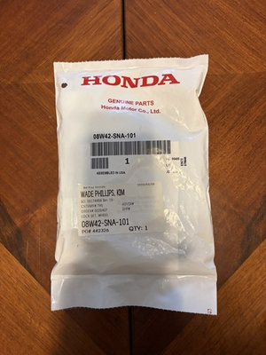 #ad Honda Wheel Lock Set Genuine Honda Parts Part #08W42 SNA 101 $45.00