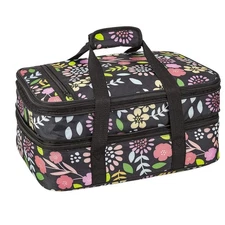 VP Home Insulated Casserole Carrier - 16"x11"x8" Food Carrier with Expandable...