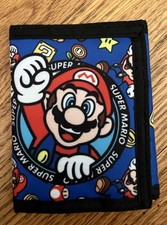 BioWorld Super Mario Video Game Series Mario Bi-Fold Wallet