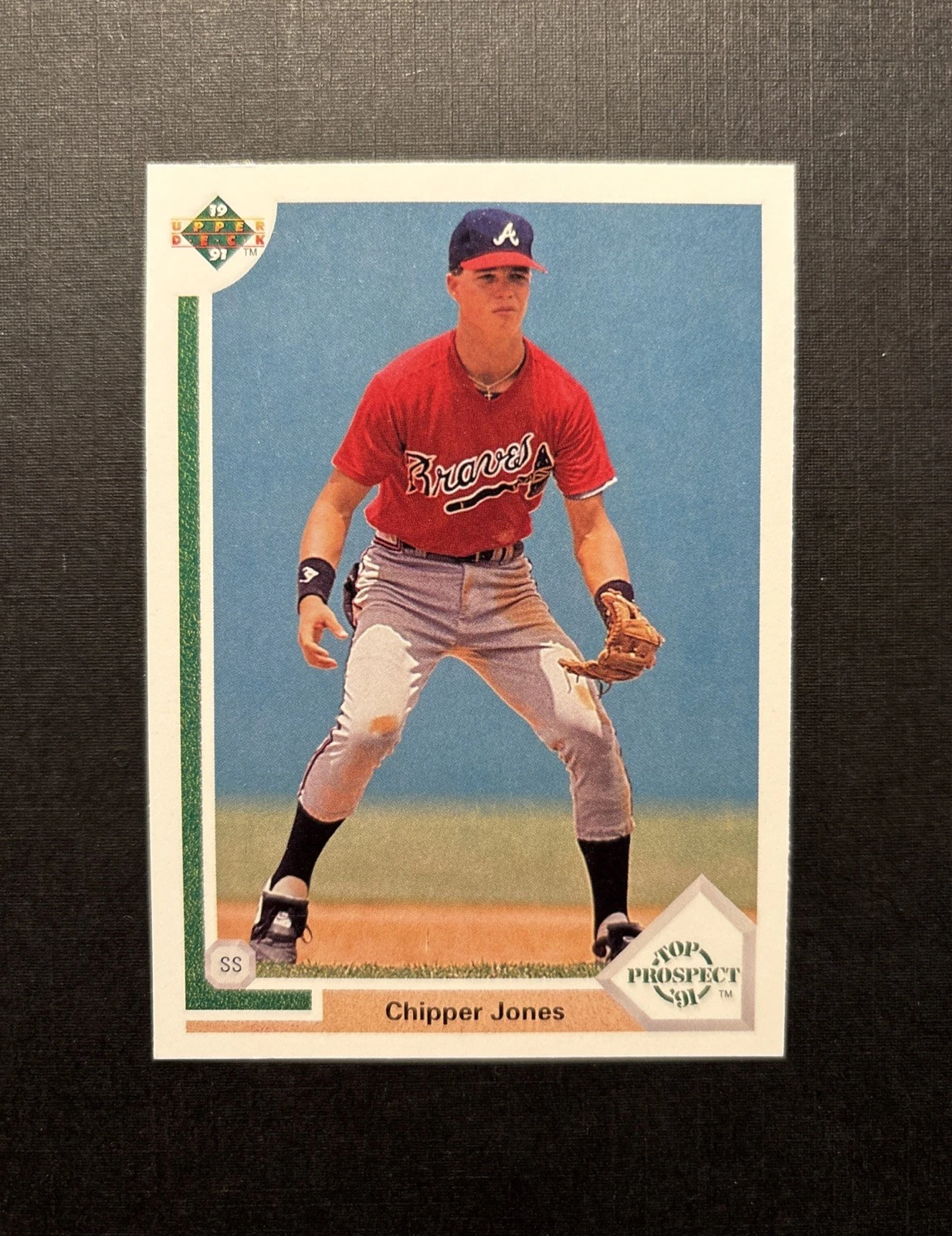 1991 Upper Deck - Top Prospect Chipper Jones #55 (RC)