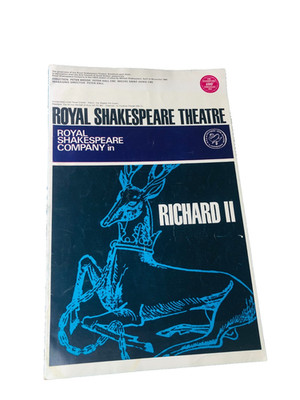 Theaterprogramm Richard II Vintage ra