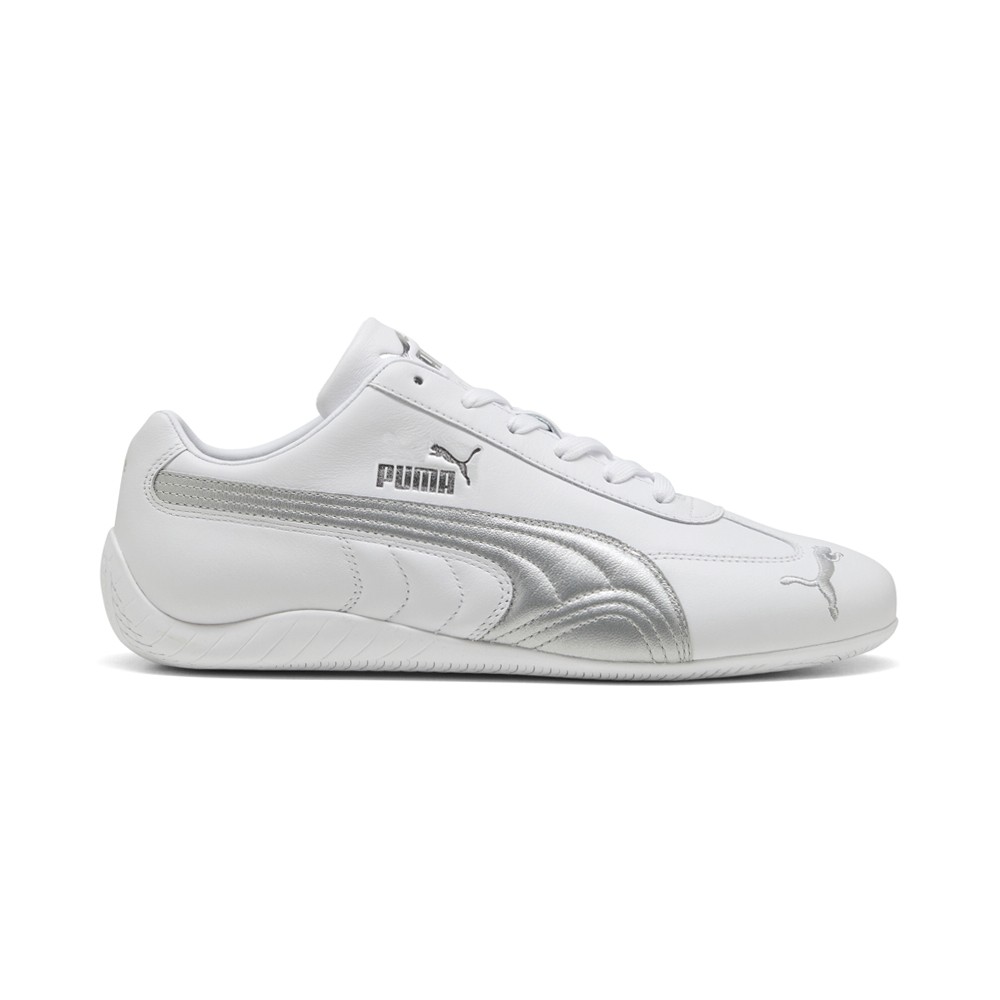 PUMA Speedcat Leather Lace Up  Mens White Sneakers Casual Shoes 40160303