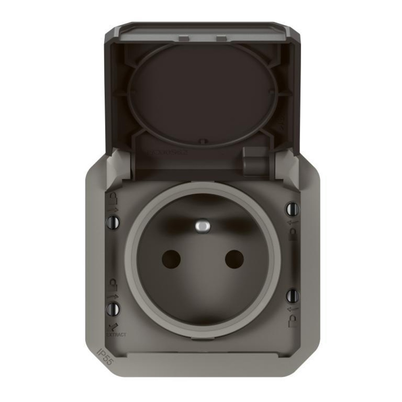 Socket 2P+Z Automatic Terminals NEW PLEXO 55 069891L