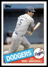 1985 Topps Mike Marshall Los Angeles Dodgers #85 21797